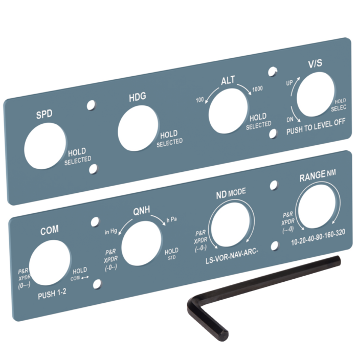 rotAIR A32 front panel - Simflight Services